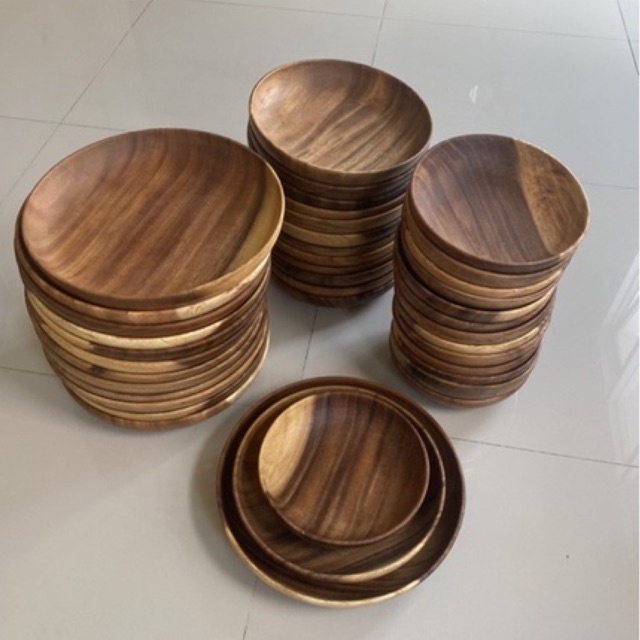 Mangkuk Kayu Jati Diameter 20 - 30cm / Wooden Bowl