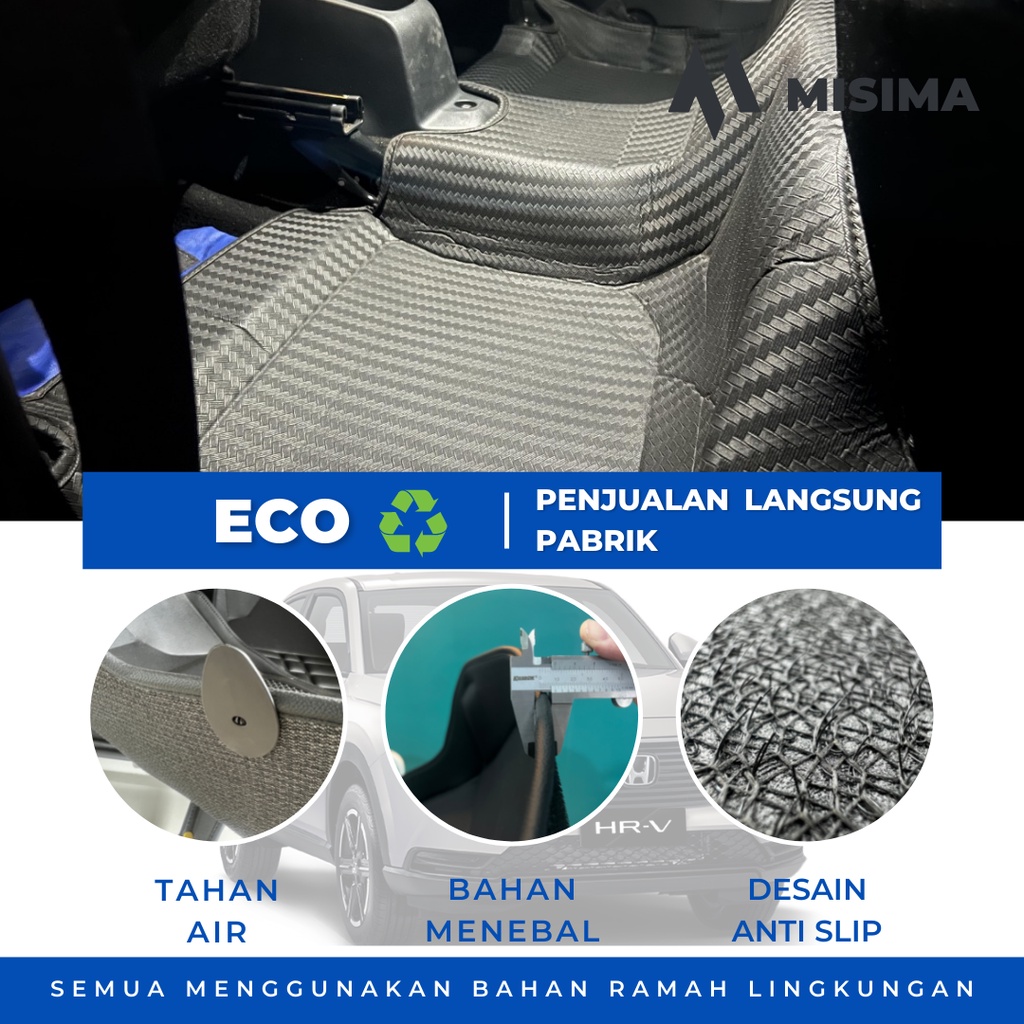 Karpet Mobil / Car Mats 5D AGYA Motif Carbon Premium