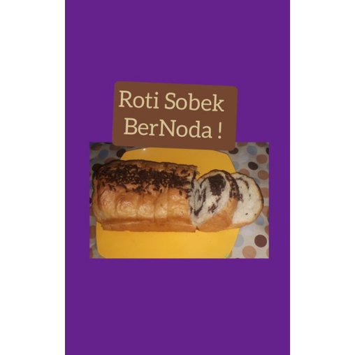 

Roti sobek bernoda (isi coklat)