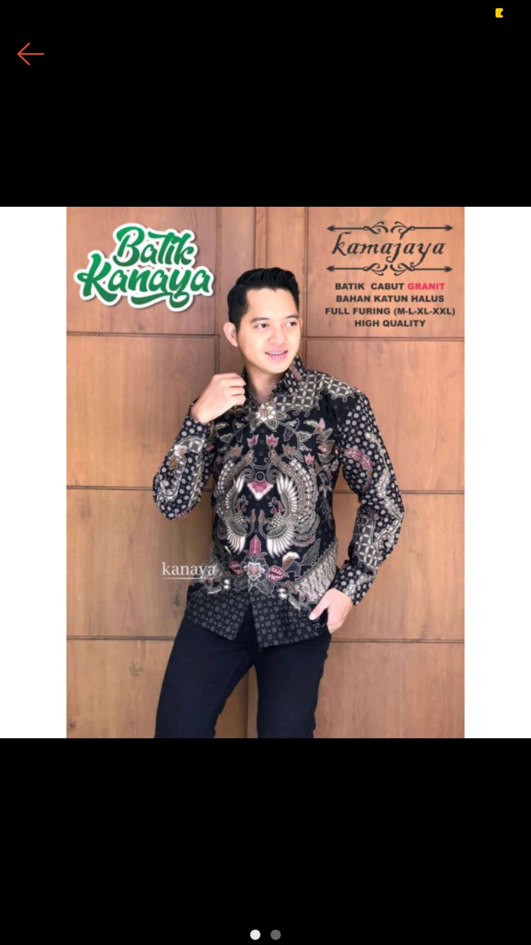 Kamajaya Kemeja Batik Pria Lengan Panjang Full Furing Bahan Katun Sragenan By Kanaya
