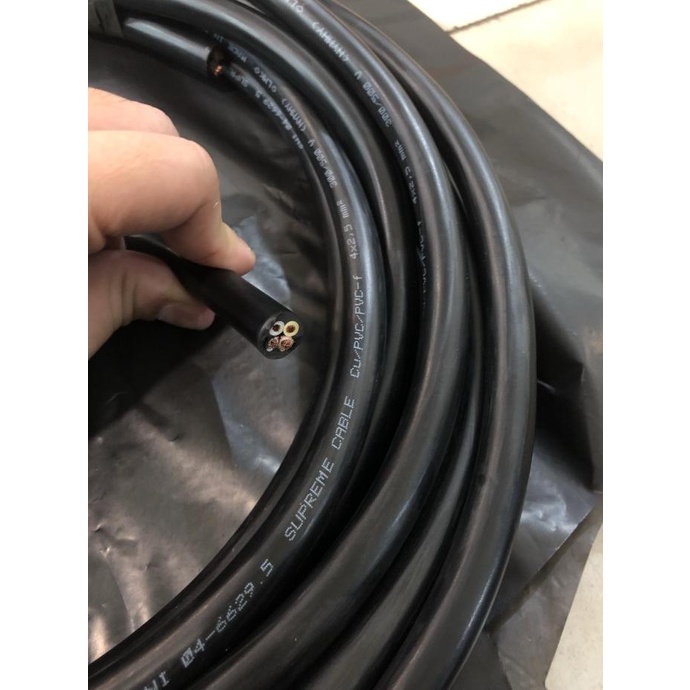 Kabel Listrik Nyyhy 4X2,5 Serabut Merek 4Besar Nyyhy 4X2.5Mm