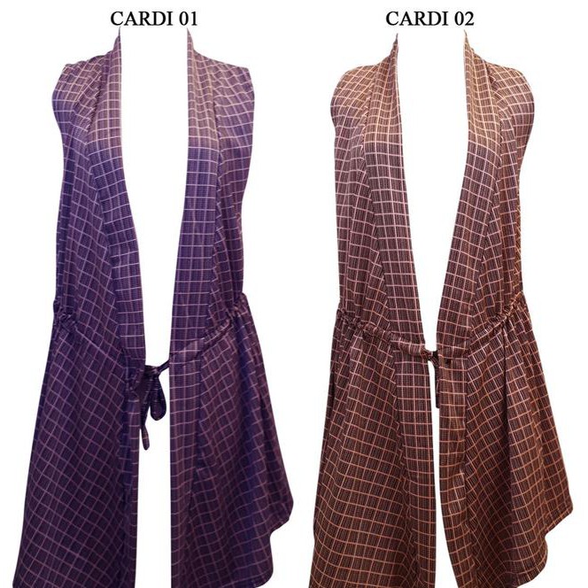 Cardigan Outer Wanita - Ungu