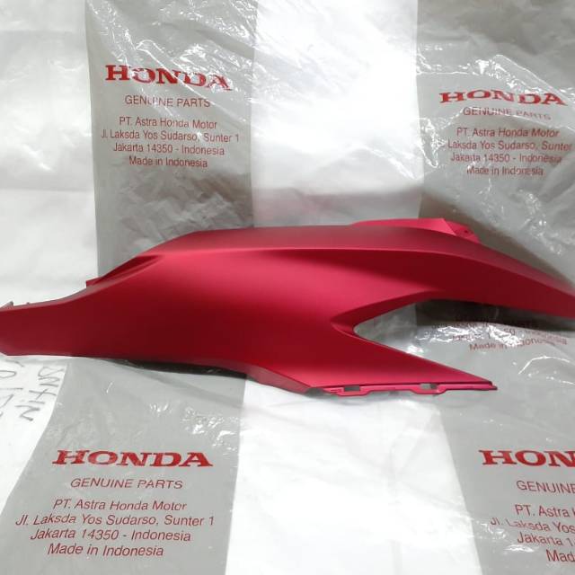 cover body samping belakang kanan vario 125 150 all new 2018 merah doff original