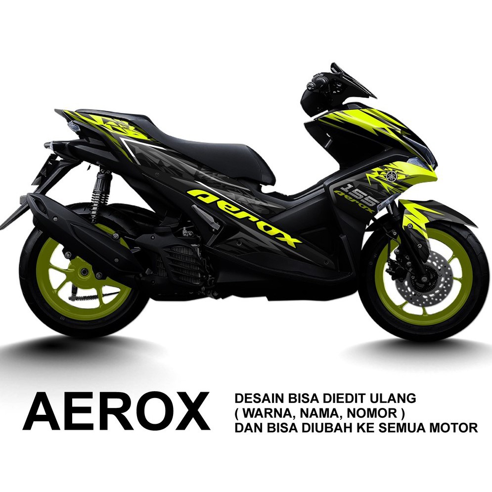 Decal Aerox Old Full Body Yamaha Sticker Aerox 155 2017 2018 2019 Stiker Dekal Motor Aerox 155