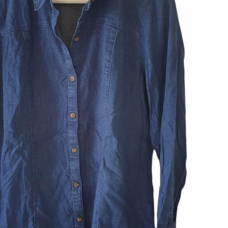 ➲ 2573 - J Jill Tencel Denim Shirt | Kemeja Denim ✰