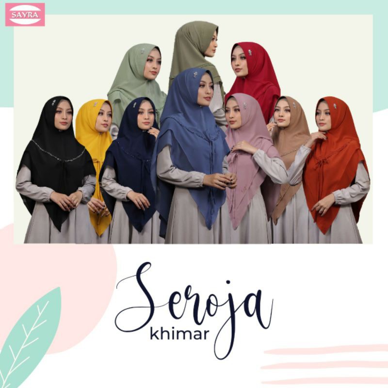 Seroja Khimar by Sayra
