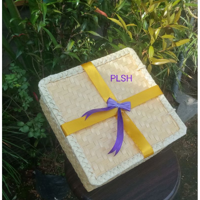 anyaman bambu box nasi 25×25