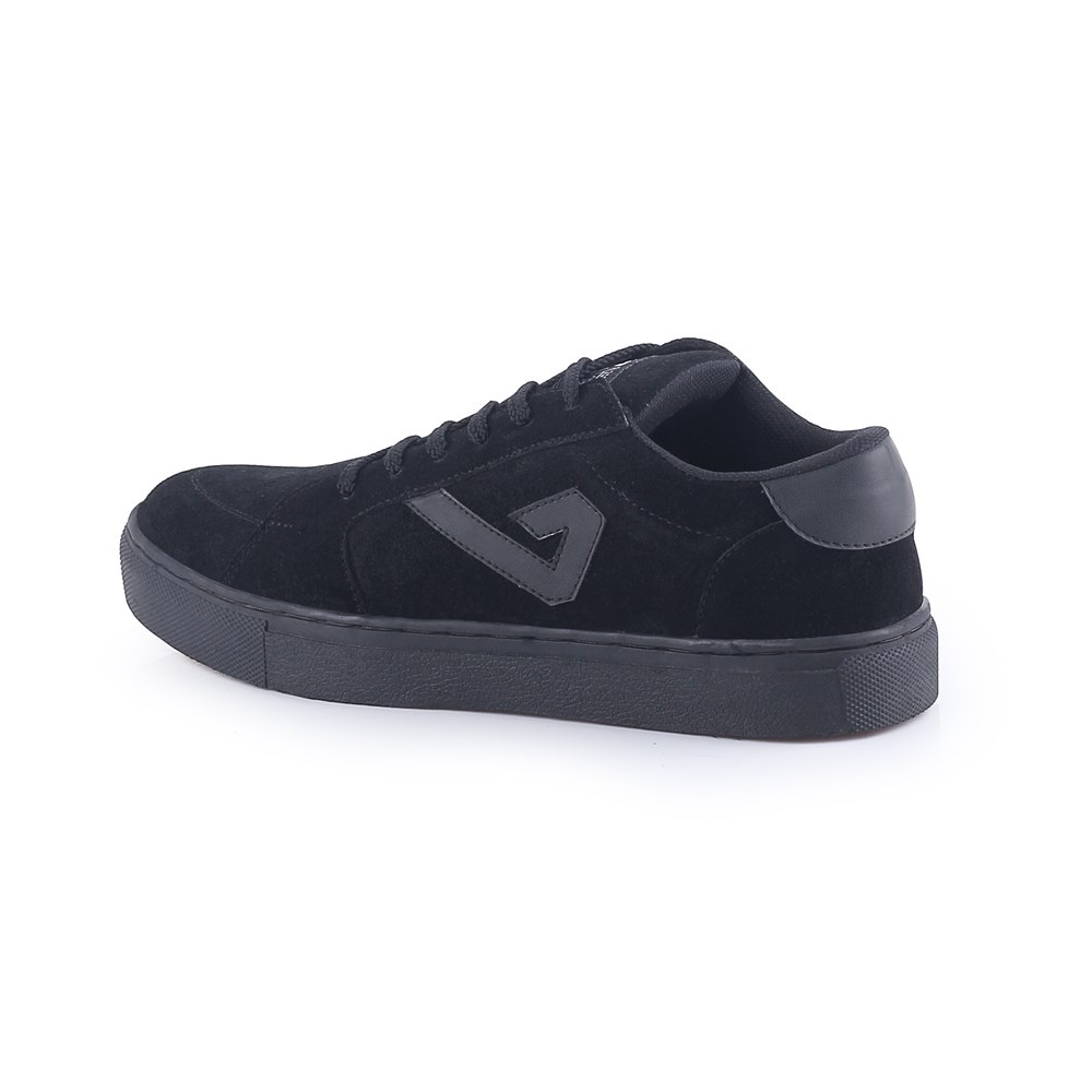 Sepatu Sneakers Casual Pria Hitam Original Kuzatura | KZS 792