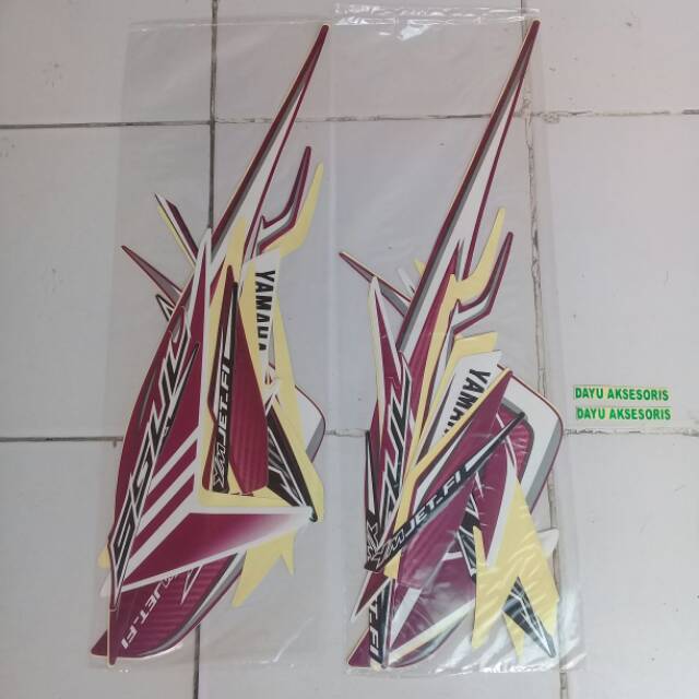 Striping mio Soul GT 2013 ungu purple