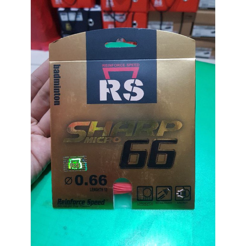 Senar raket badminton rs sharp micro 66 original