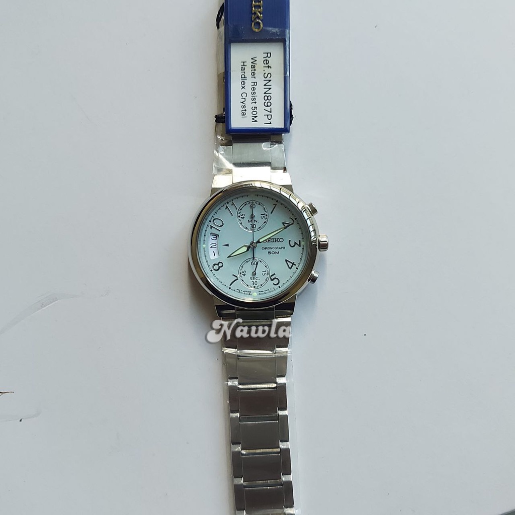 Seiko Ladies SNN897P1 Quartz Sky Blue - Jam Tangan Wanita SNN897