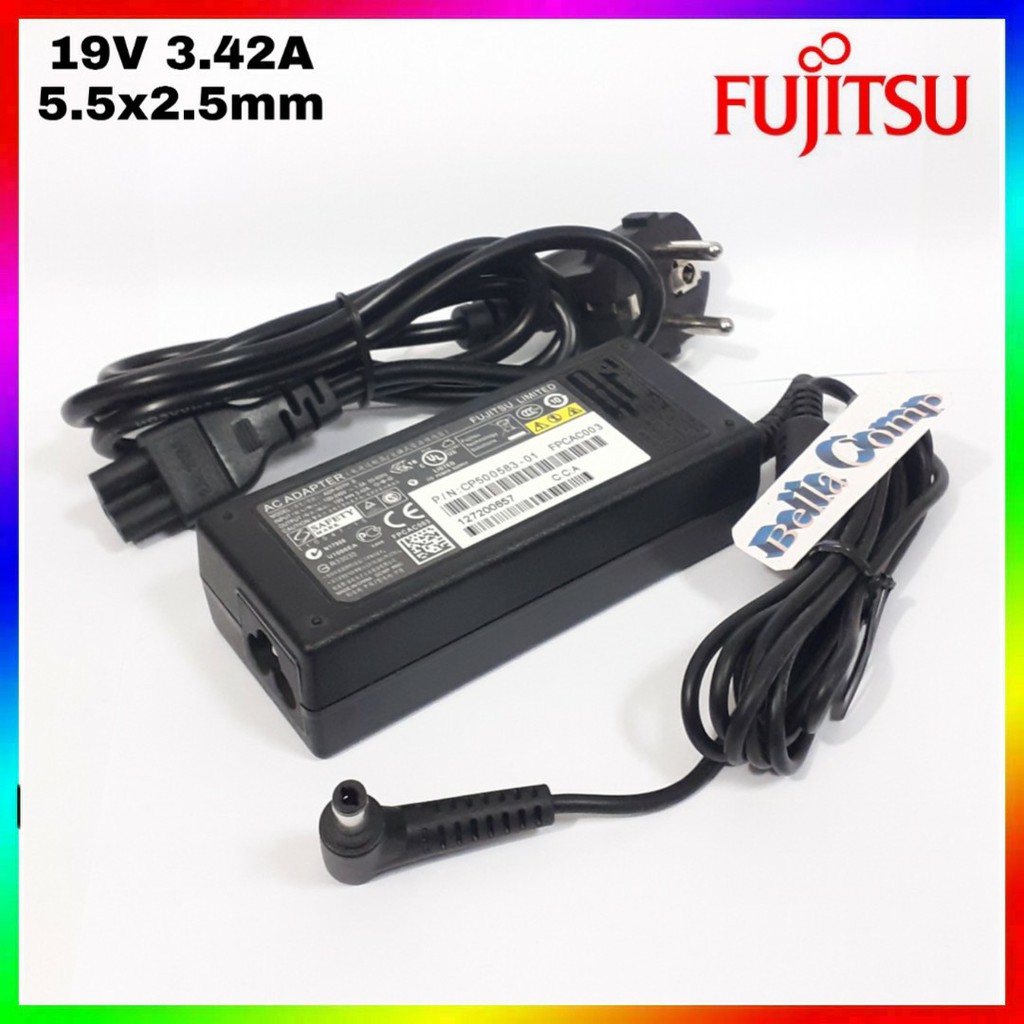 19V 3.42A 65W Adaptor Charger For Fujitsu LIFEBOOK E733 E753 E743 U772 UH572 P702 P70 ADP-65MD B ADP-65Y