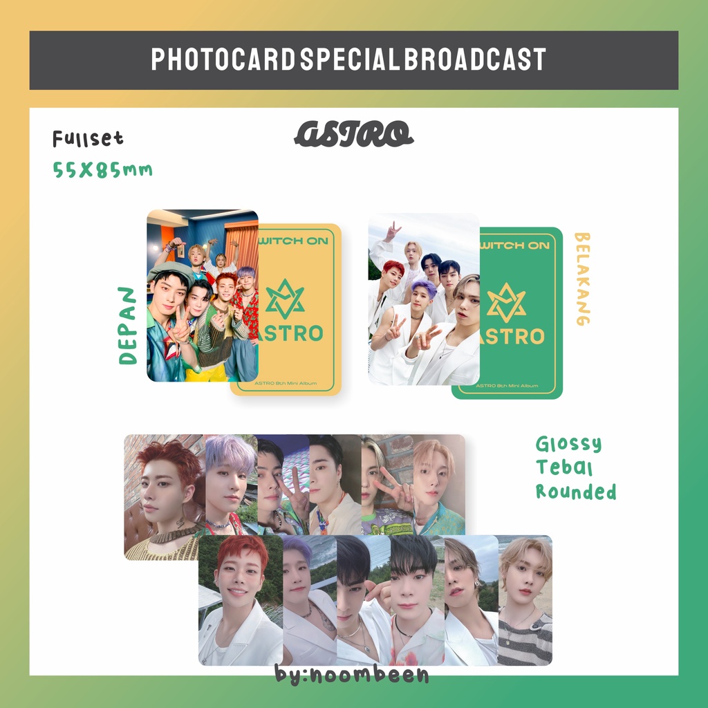 (Pre-Order) ASTRO Photocard Broadcast "SWITCH ON" Era