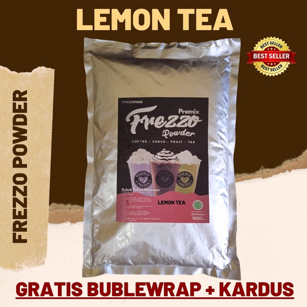 1 KG FREZZO POWDER RASA LEMON TEA | BUBUK MINUMAN RASA | POWDER DRINK | BOBA BROWN SUGAR |