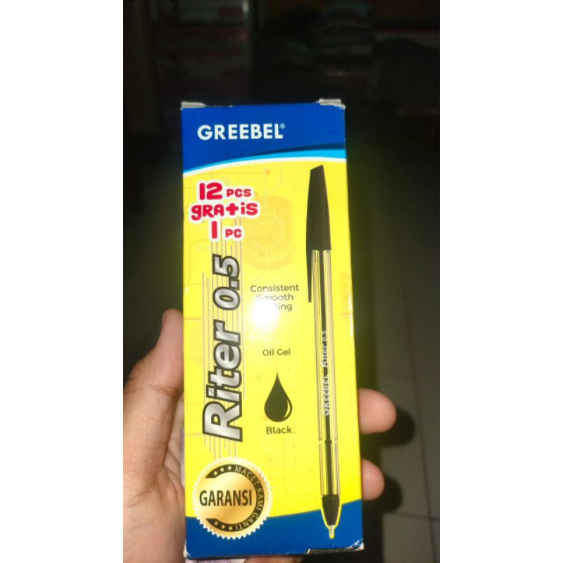 

GREEBEL BALLPEN RITEL 0.5 BLACK(PER PCS)