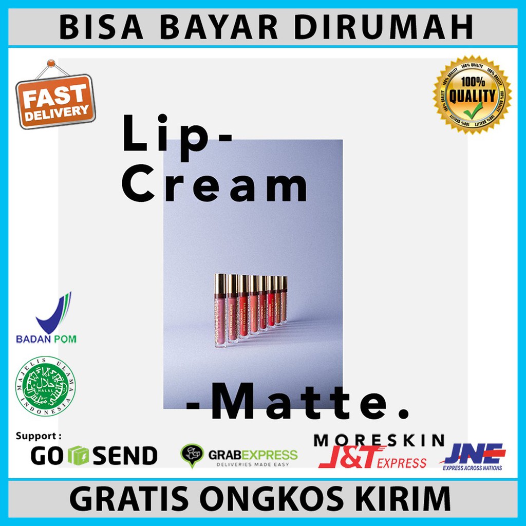 MORESKIN LIPCREAM WARNA COKLAT NUDE HERBAL NASA/TIDAK LENGKET DAN MENUTRISI BIBIR/alby_herbal_jakart