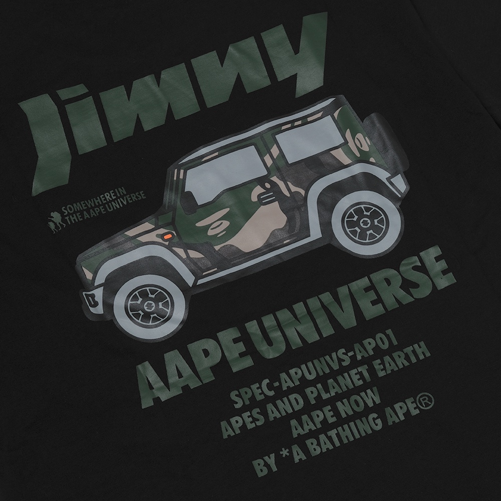 Aape by A Bathing Ape X  Suzuki Jimny T-Shirt Black