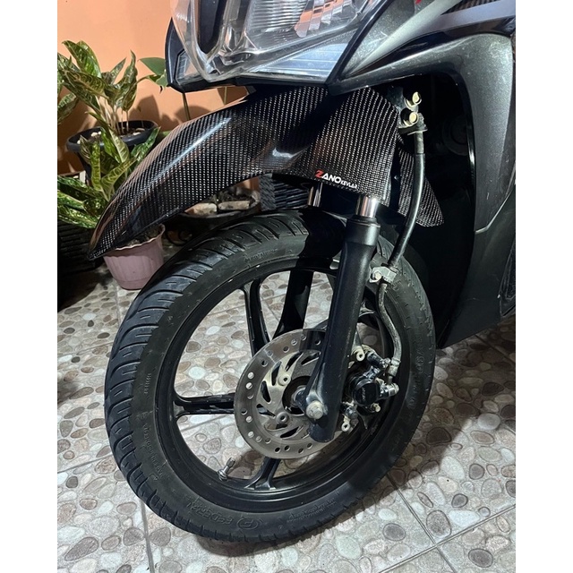 spakbor depan honda vario techno 2013 karbon kevlar