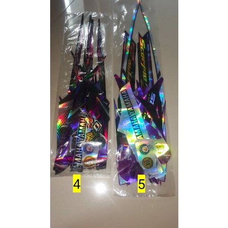 stiker striping yamaha scorpio steko stebo hologram kilat | sticker striping yamaha scorpio steko