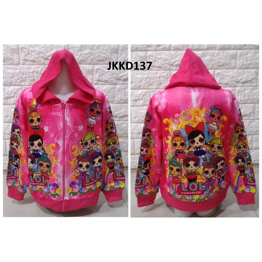 Jaket Anak Perempuan Jaket Anak Surprise Pink Babyteri