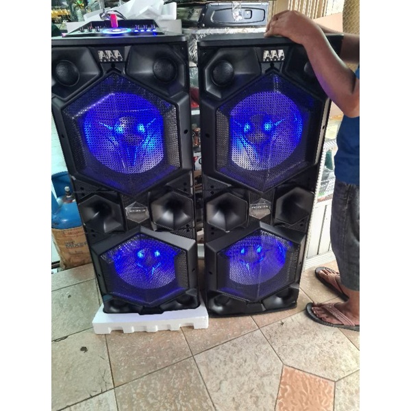 SPEAKER AKTIF BLUETOOTH TANAKA DIAMOND DOUBLE 15 INCH (Khusus Kota Palembang)