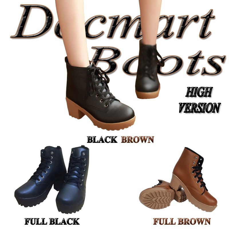 ESTORE Sepatu  Ankle Boots  Wanita  Kulit Sintetis BD01 