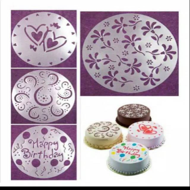 

Stensil hiasan kue