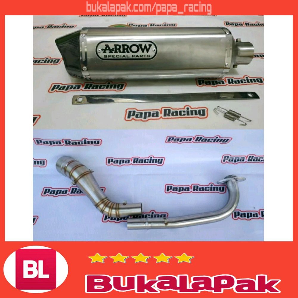 Knalpot ARROW Fullset AEROX 155 NMAX 150 155