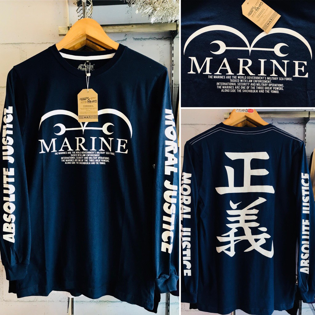 Longsleeve Marine Moral Justice Navy Onepiece