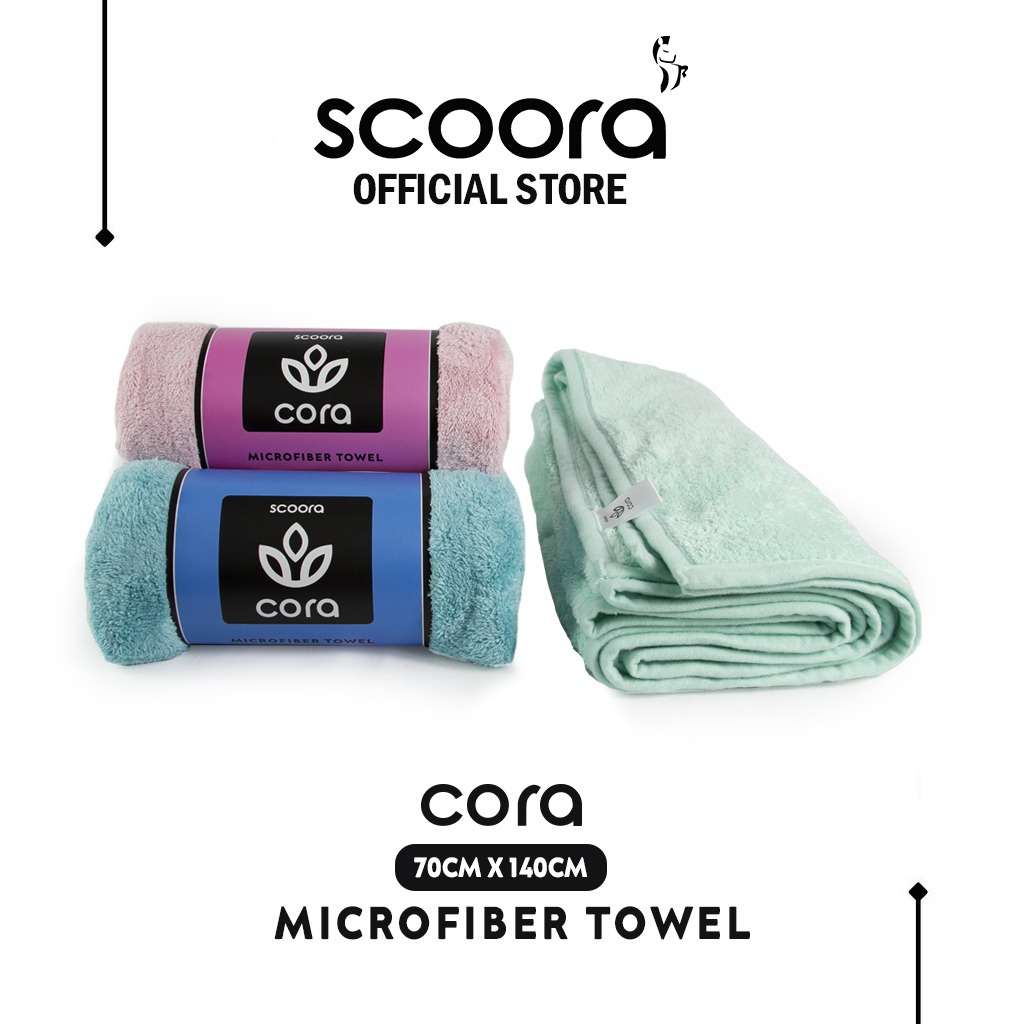 SCOORA Cora Handuk Microfiber 70 X 140 - Tosca