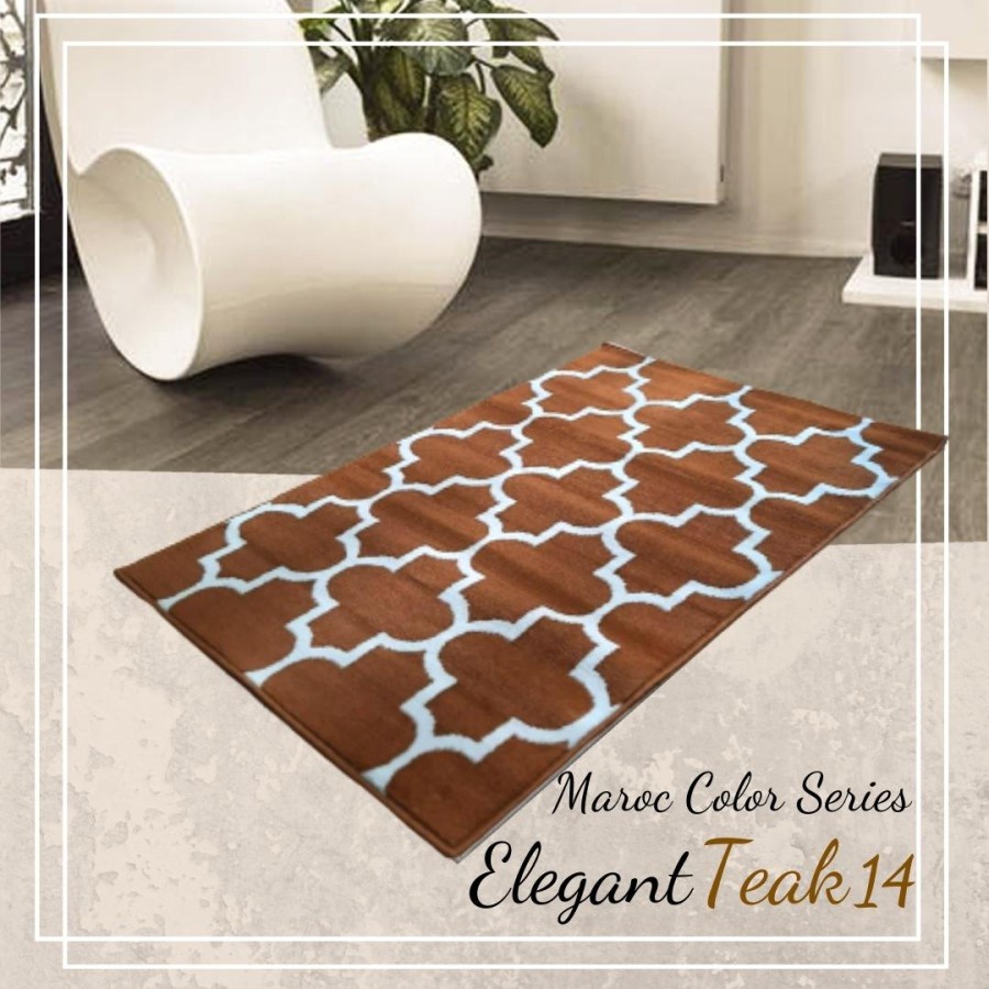 KARPET LANTAI MAROC 100 X 150 COLOUR SERIES-Teak 14