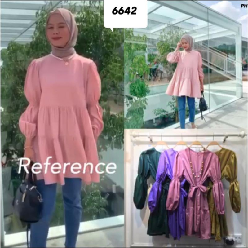 tunik katun import 6642