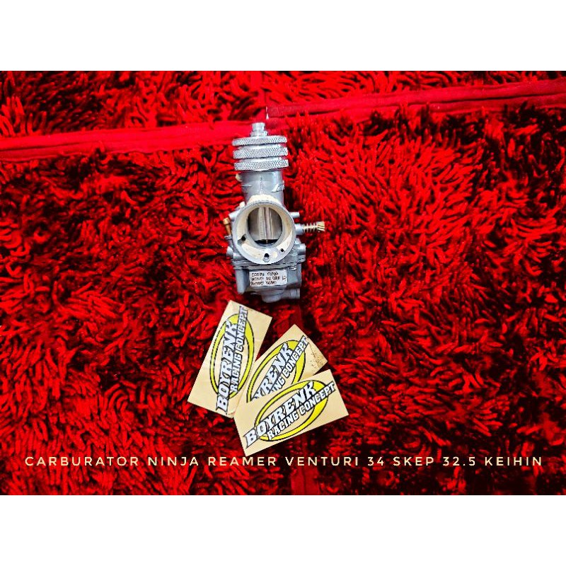 KARBU KARBURATOR NINJA PWL DAN PE(NSR) 34 REAMER - BOYRENK RACING