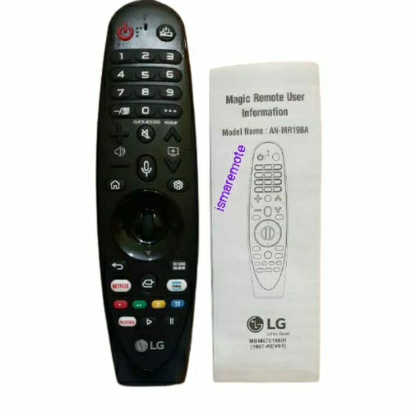 REMOTE REMOT TV LG MAGIC SMART TV MR 19 BA ORIGINAL ASLI