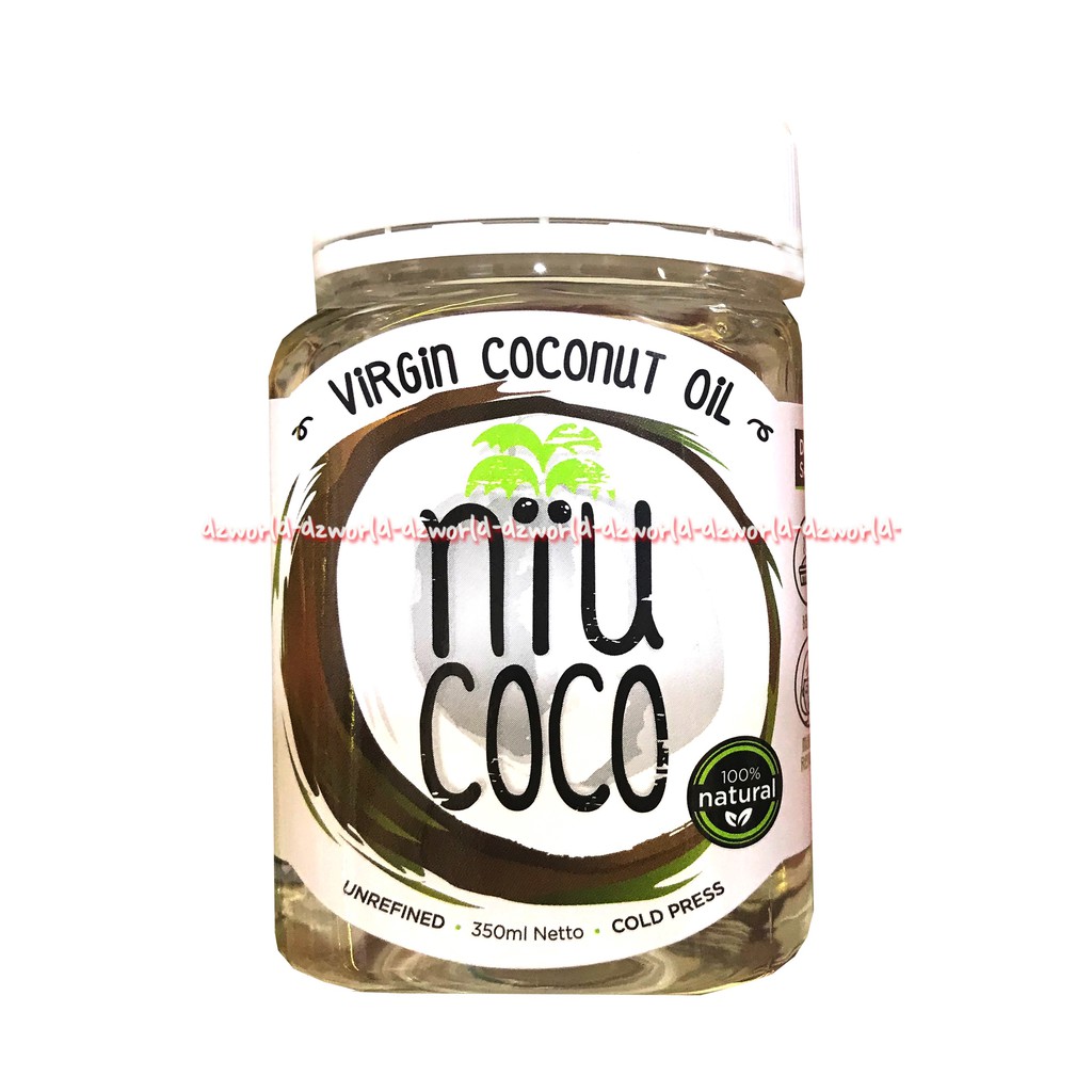Niu Coco Virgin Coconut Oil VCO 350ml kaya akan lemak tak jenuh sangat bermanfaat bagi tubuh Niuw