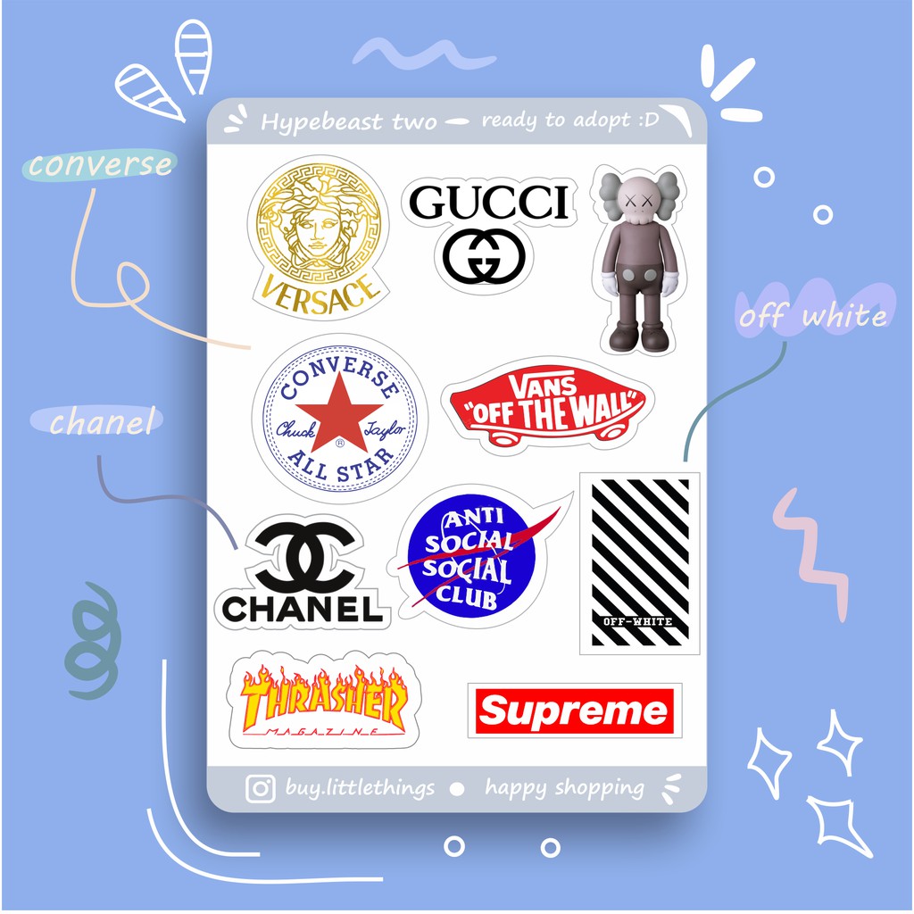 

Stickers / Hypebeast stickers / Sticker kiss cut