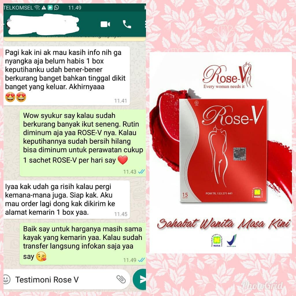 Rose V Asli Original Nasa Merapatkan Missv Paket Promil Indonesia