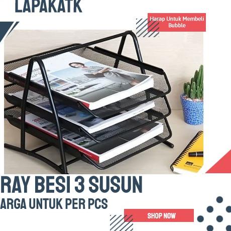 

uazi Rak besi / dokumen Kertas besi 3 susun / Tray besi 3 susun Special 2020