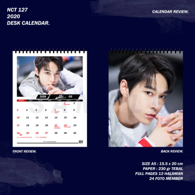 Nct127 Kalender 2020 Nct Season Greeting Desk Calendar Kpop