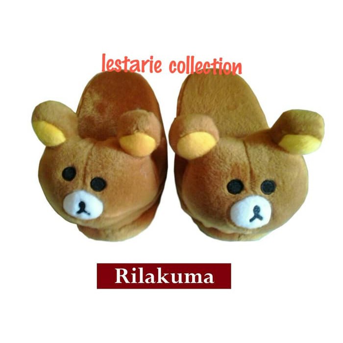 Dijual sandal boneka dewasa rilakuma L/sandal lucu dewasa Murah