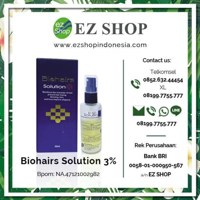 Jual BIOHAIRS SOLUTION 3  solusi rambut botak Berkualitas