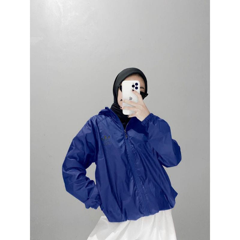 Jaket Olahraga Pria Wanita Jaket Parasut Sepeda Lari Running Original Windbreaker