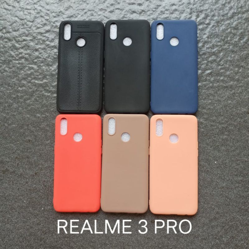 Case Realme 2 . Realme 3 pro . Narzo 6 6 pro macaron candy soft softcase softshell silikon cover casing kesing housing