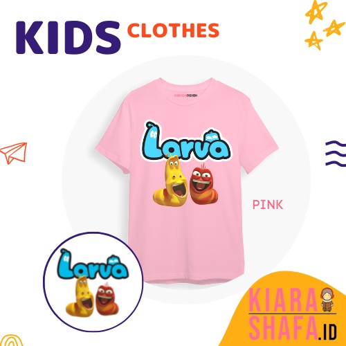 Kiarashafa - Baju Anak / Kaos Anak Larva