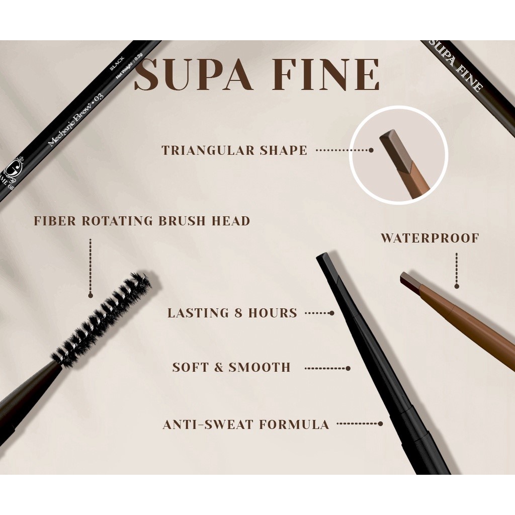 ❤ RATU ❤ Madame Gie Supa Fine Mechanic Brow | Pensil Alis Mekanik