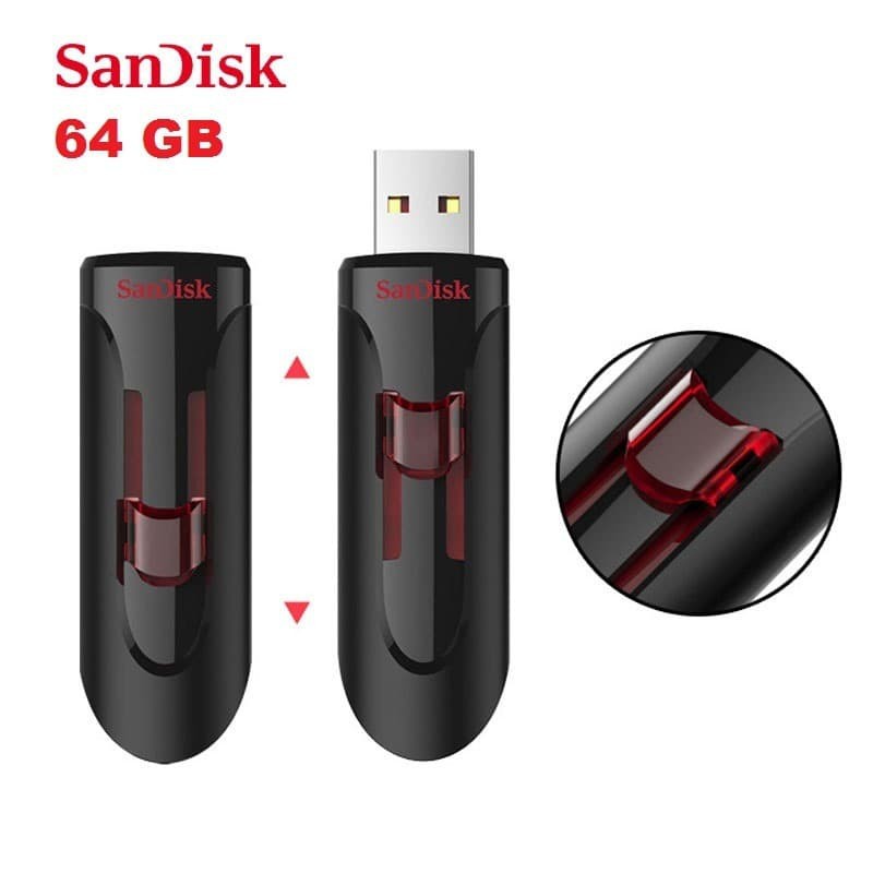 Flashdisk Sandisk CZ600 64gb