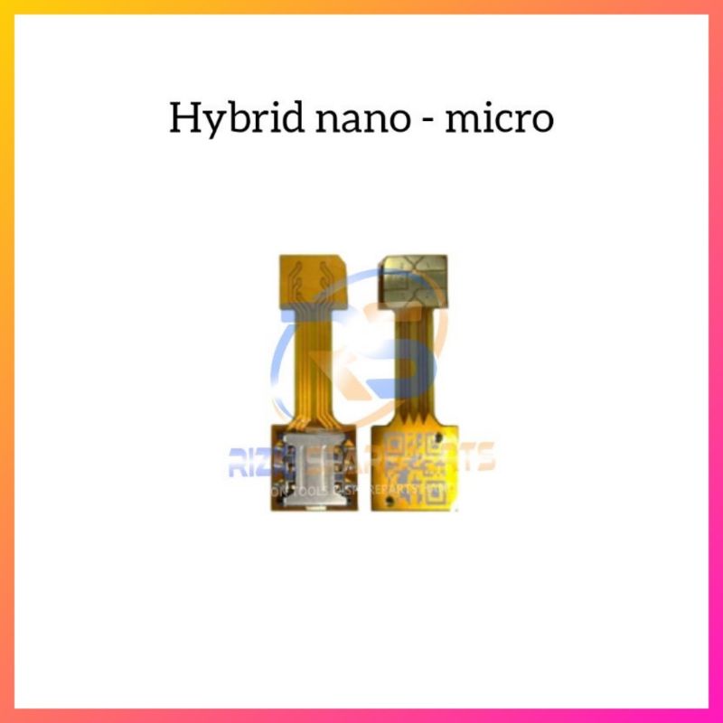 ADAPTOR HYBRID DUAL SIM CONVENTER EXTENDER SIM MICRO - NANO