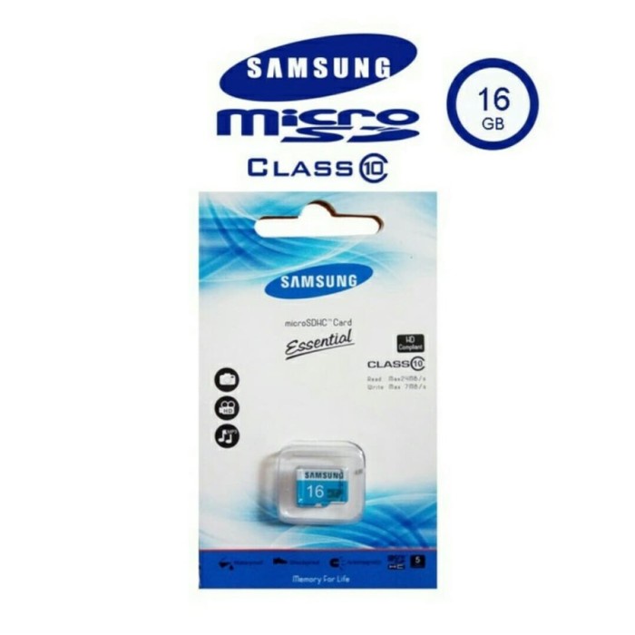 Memory Card Micro SD Samsung 16GB 16 GB Class 10