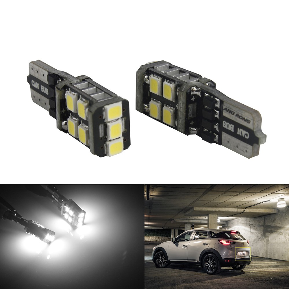 Lampu Mobil Headlight LED T10 W5W 11 SMD 2835 2 PCS