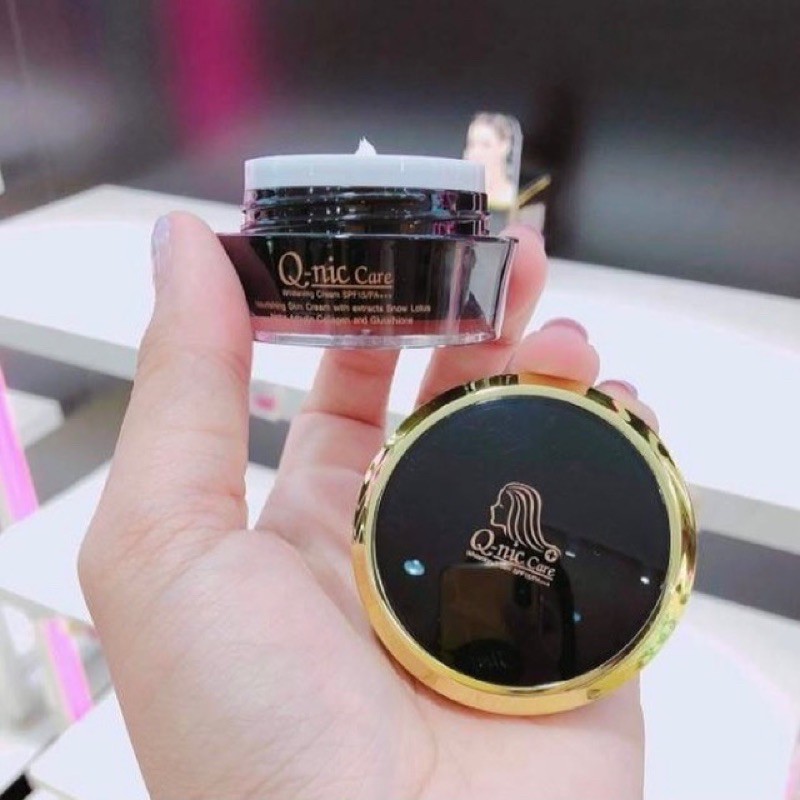 Q-nic care whitening night cream/cream pemutih/memudarkan flek hitam/menhilangkan bekas jerawat